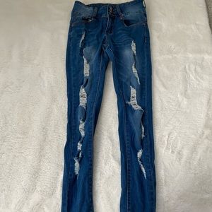 Blue Skinny Jeans